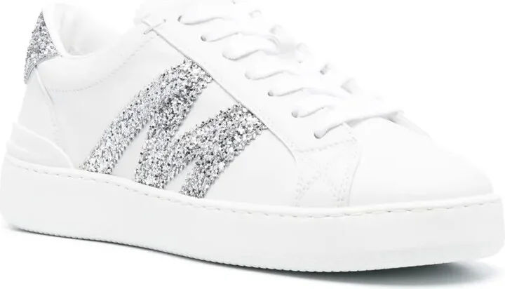 Monaco glitter-embellished sneakers - Image 2