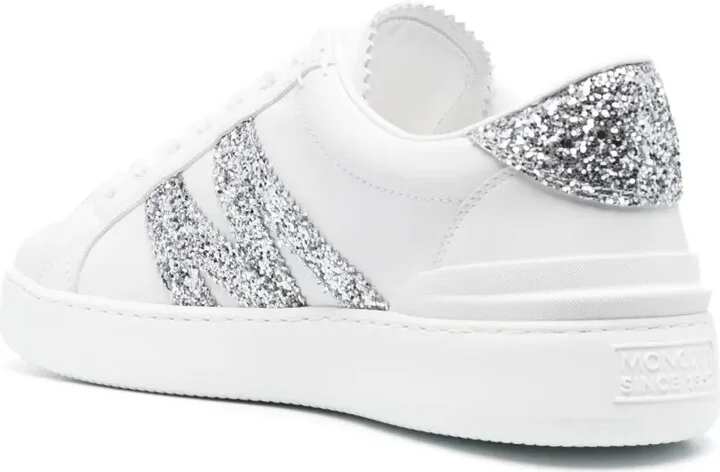 Monaco glitter-embellished sneakers - Image 3