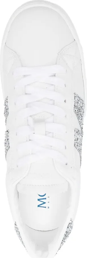 Monaco glitter-embellished sneakers - Image 4