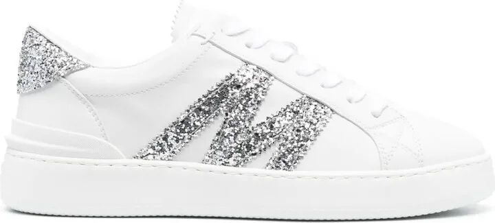 Monaco glitter-embellished sneakers
