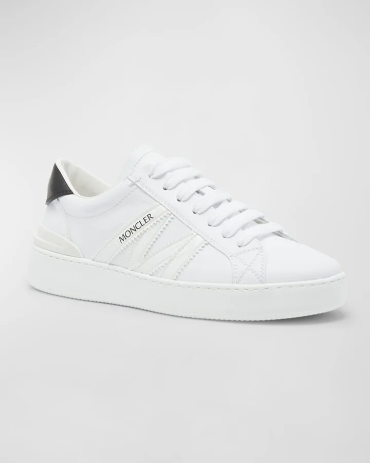 Monaco M Leather Low-Top Sneakers - Image 4