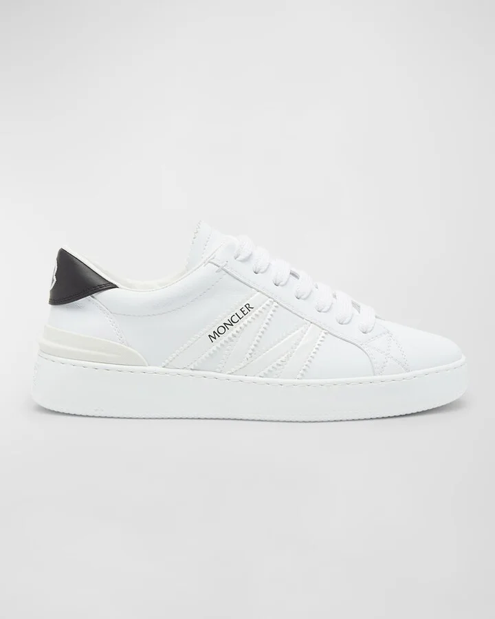 Monaco M Leather Low-Top Sneakers