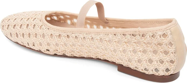 Monaco Raffia Mary Jane Ballet Flat - Image 3