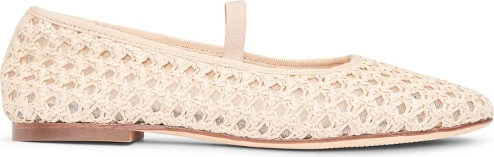 Monaco Raffia Mary Jane Ballet Flat - Image 4