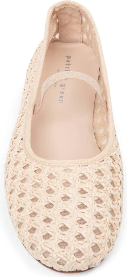 Monaco Raffia Mary Jane Ballet Flat - Image 5