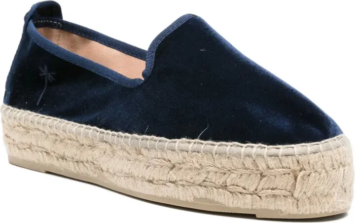 Monaco velvet platform espadrilles - Image 2
