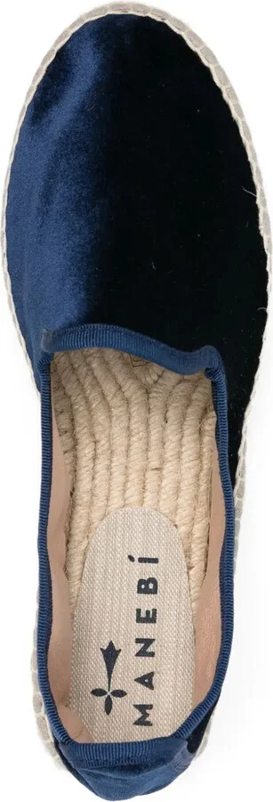 Monaco velvet platform espadrilles - Image 4