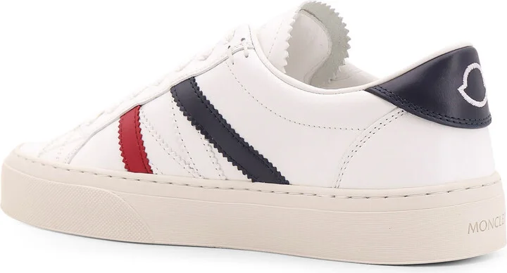 Monaco2 Leather Sneakers With Logo Print - Image 3
