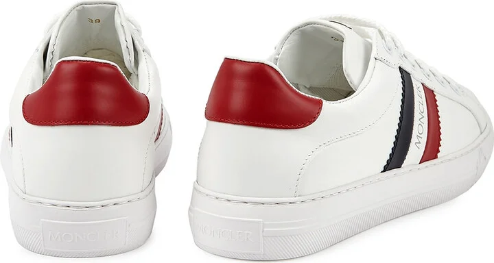 Moncler Ariel White Leather Sneakers - Image 2