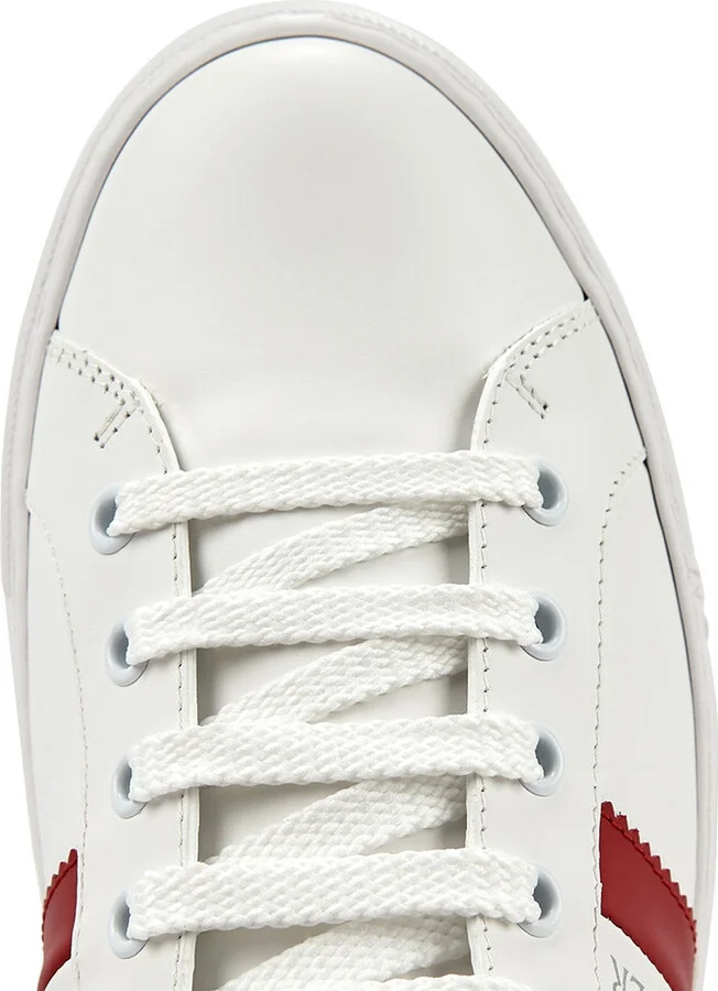 Moncler Ariel White Leather Sneakers - Image 4