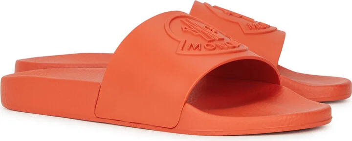 Moncler Basile Logo Rubber Sliders - Image 2