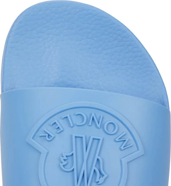 Moncler Basile Logo Rubber Sliders - Image 7