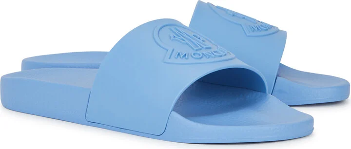 Moncler Basile Logo Rubber Sliders - Image 9