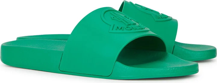 Moncler Basile Logo Rubber Sliders - Image 10