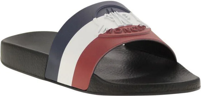 Moncler Basile - Rubber Slides With Logo - Image 2