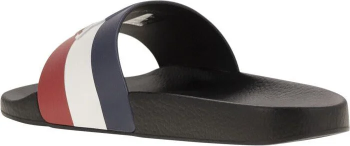 Moncler Basile - Rubber Slides With Logo - Image 3