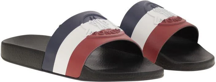Moncler Basile - Rubber Slides With Logo - Image 4