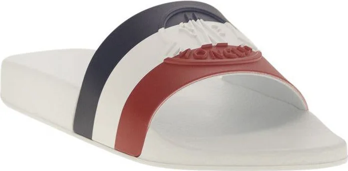 Moncler Basile - Rubber Slides With Logo - Image 2