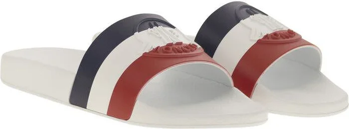 Moncler Basile - Rubber Slides With Logo - Image 4