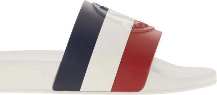 Moncler Basile - Rubber Slides With Logo - Image 6