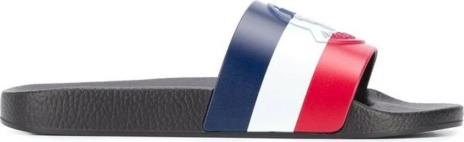 Moncler Basile Stripe Slides