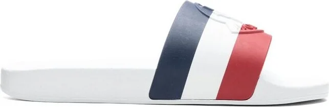 Moncler Basile Striped Slip-On Slides