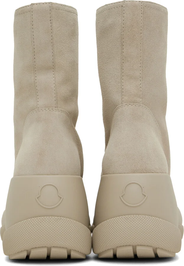 Moncler Beige Resile Trek Boots - Image 2