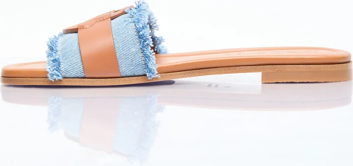 Moncler Bell Slides - Woman Slides Blue Eu - 36 - Image 4