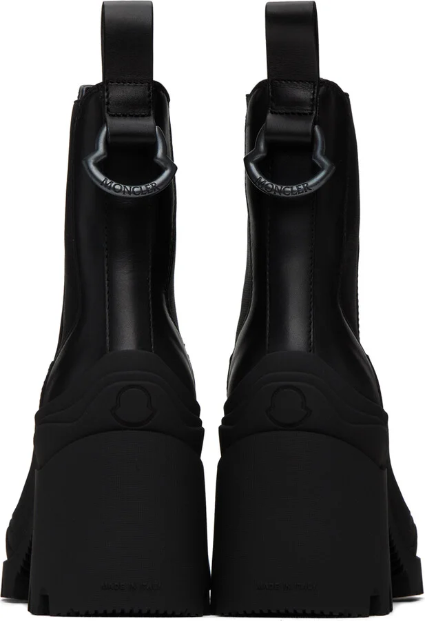 Moncler Black Envile Ankle Boots - Image 2