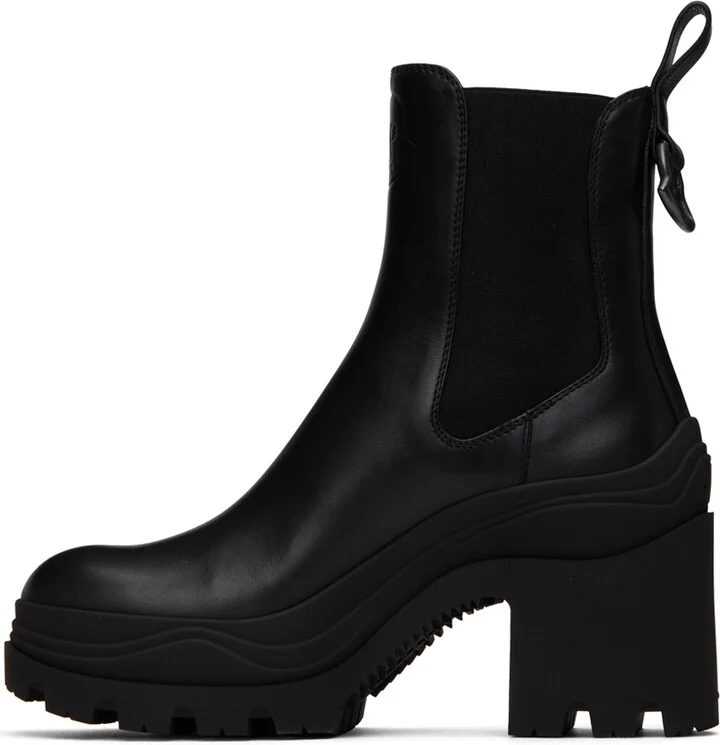 Moncler Black Envile Ankle Boots - Image 3