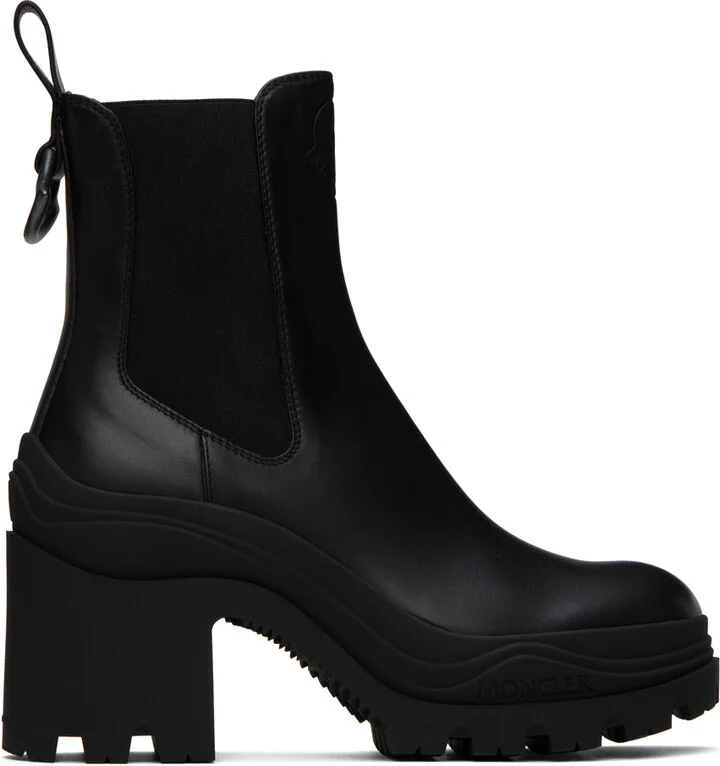 Moncler Black Envile Ankle Boots