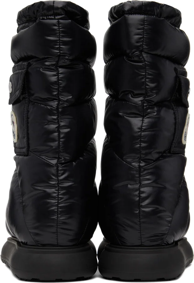 Moncler Black Gaia Down Boots - Image 2
