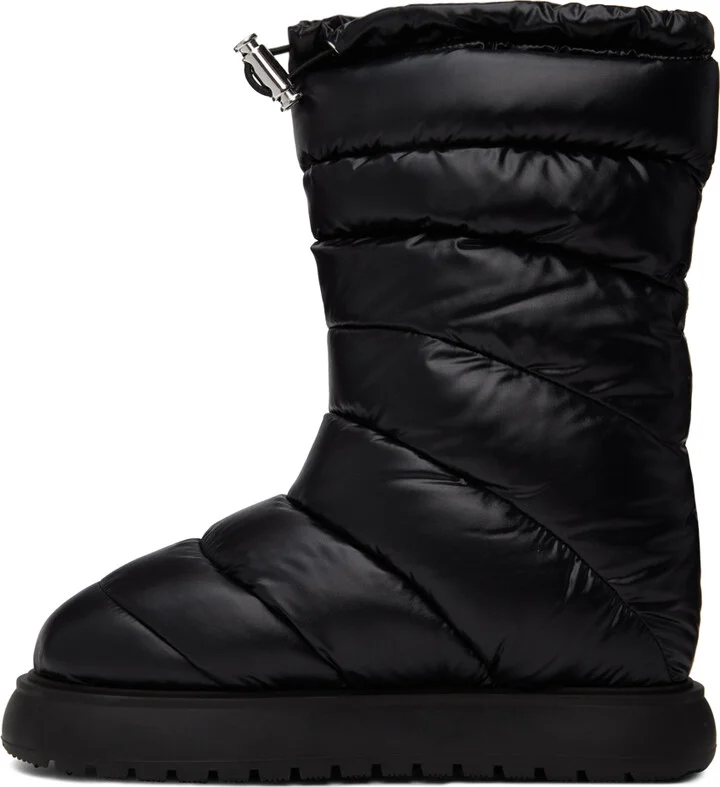 Moncler Black Gaia Down Boots - Image 3
