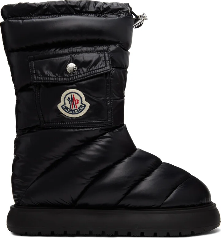 Moncler Black Gaia Down Boots