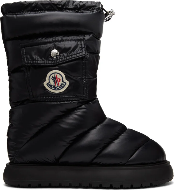 Moncler Black Gaia Down Boots