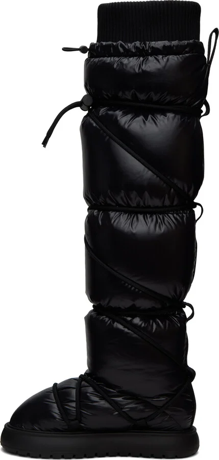 Moncler Black Gaia Pocket Boots - Image 3