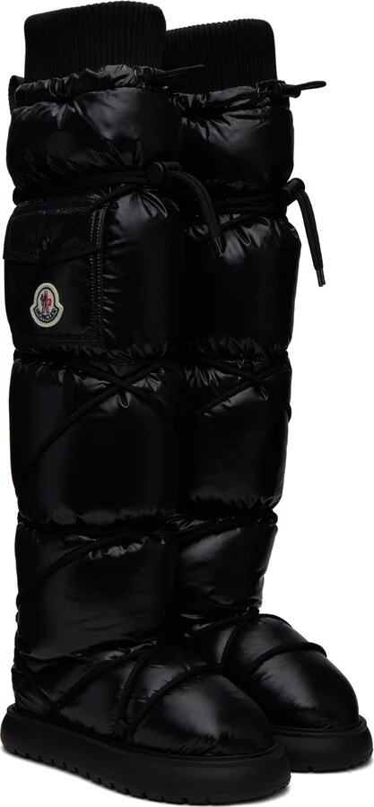 Moncler Black Gaia Pocket Boots - Image 4