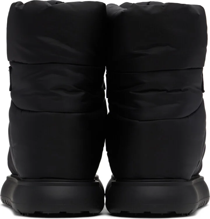 Moncler Black Gaia Pull Snow Boots - Image 2