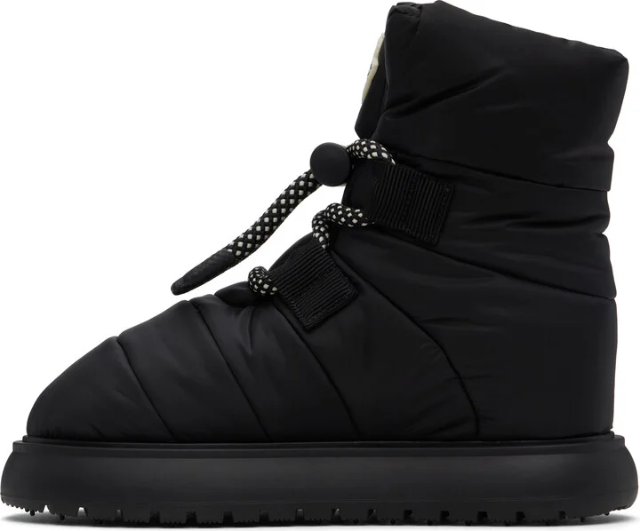 Moncler Black Gaia Pull Snow Boots - Image 3