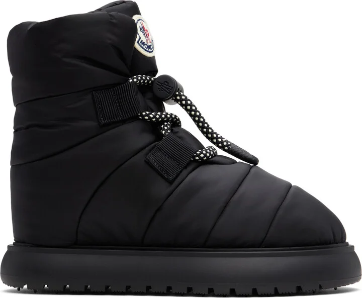 Moncler Black Gaia Pull Snow Boots