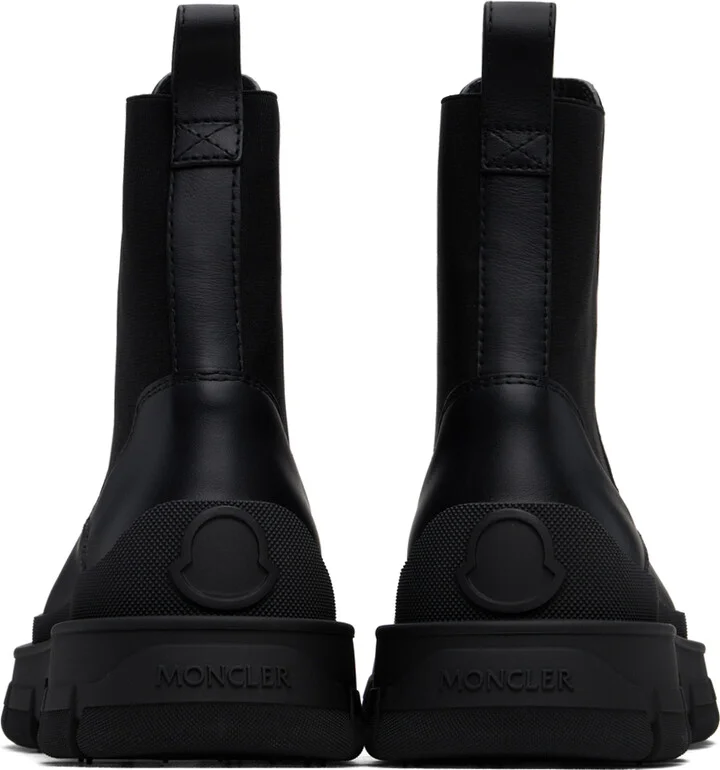 Moncler Black Hevea Chelsea Boots - Image 2