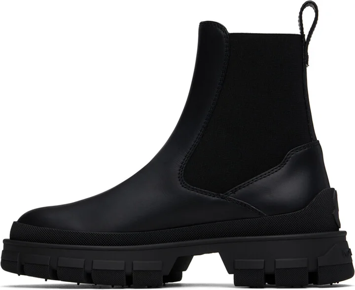 Moncler Black Hevea Chelsea Boots - Image 3