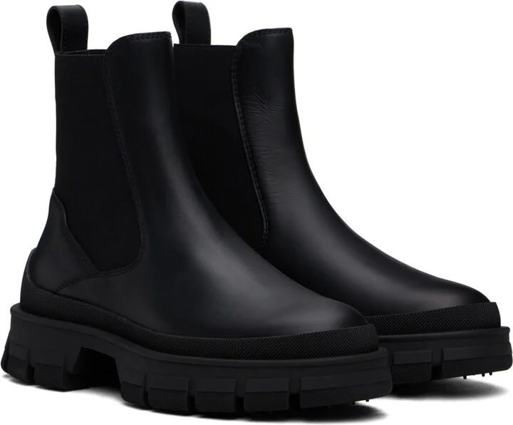 Moncler Black Hevea Chelsea Boots - Image 4