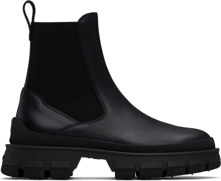 Moncler Black Hevea Chelsea Boots