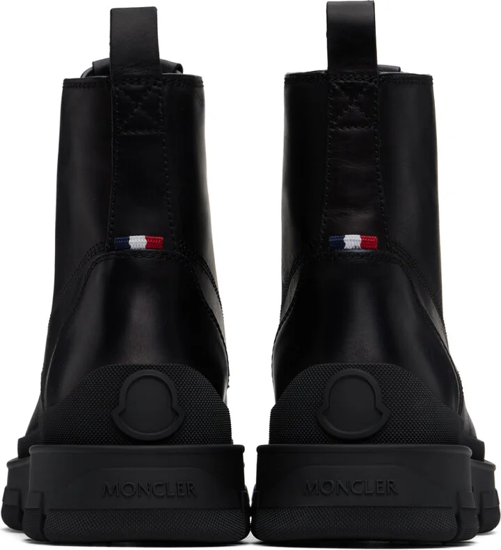 Moncler Black Hevea City Ankle Boots - Image 2