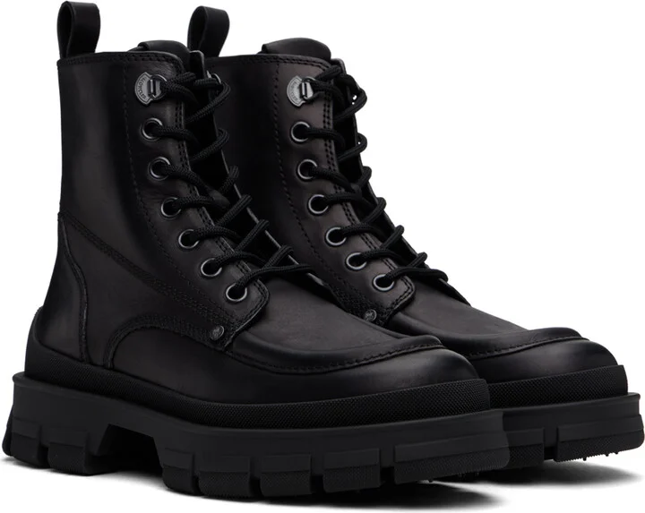 Moncler Black Hevea City Ankle Boots - Image 4