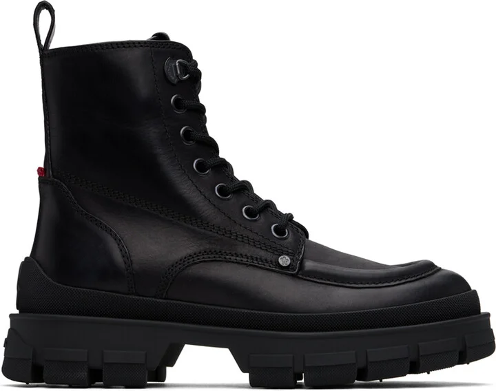 Moncler Black Hevea City Ankle Boots