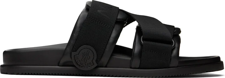 Moncler Black Mon Summer Sandals