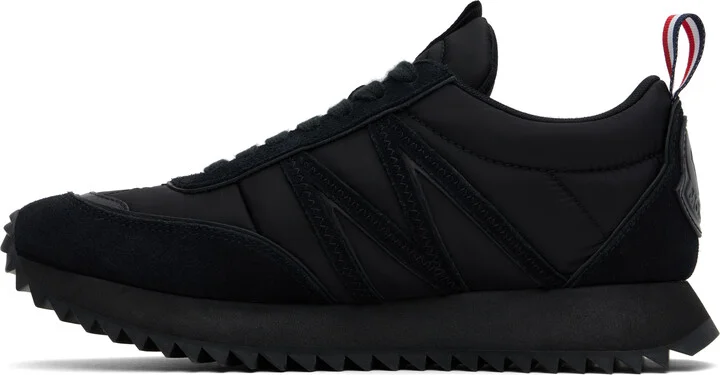 Moncler Black Pacey Nylon & Suede Sneakers - Image 3