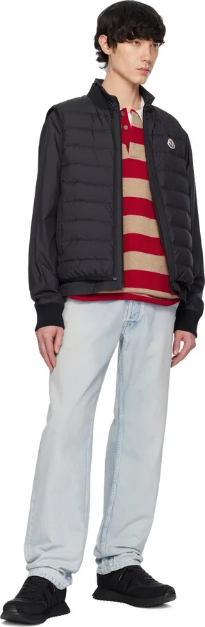 Moncler Black Pacey Nylon & Suede Sneakers - Image 5